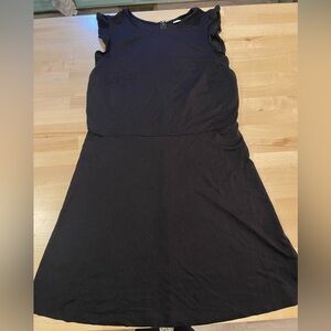 Old Navy Black Midi Dress